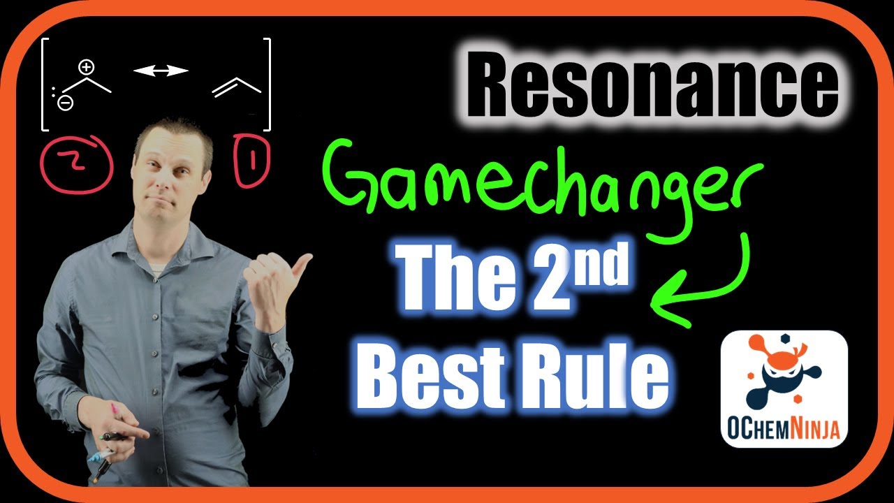 OChem Cheat Code: 2nd Best Resonance Rule Predicts Nuc/Elec FAST!