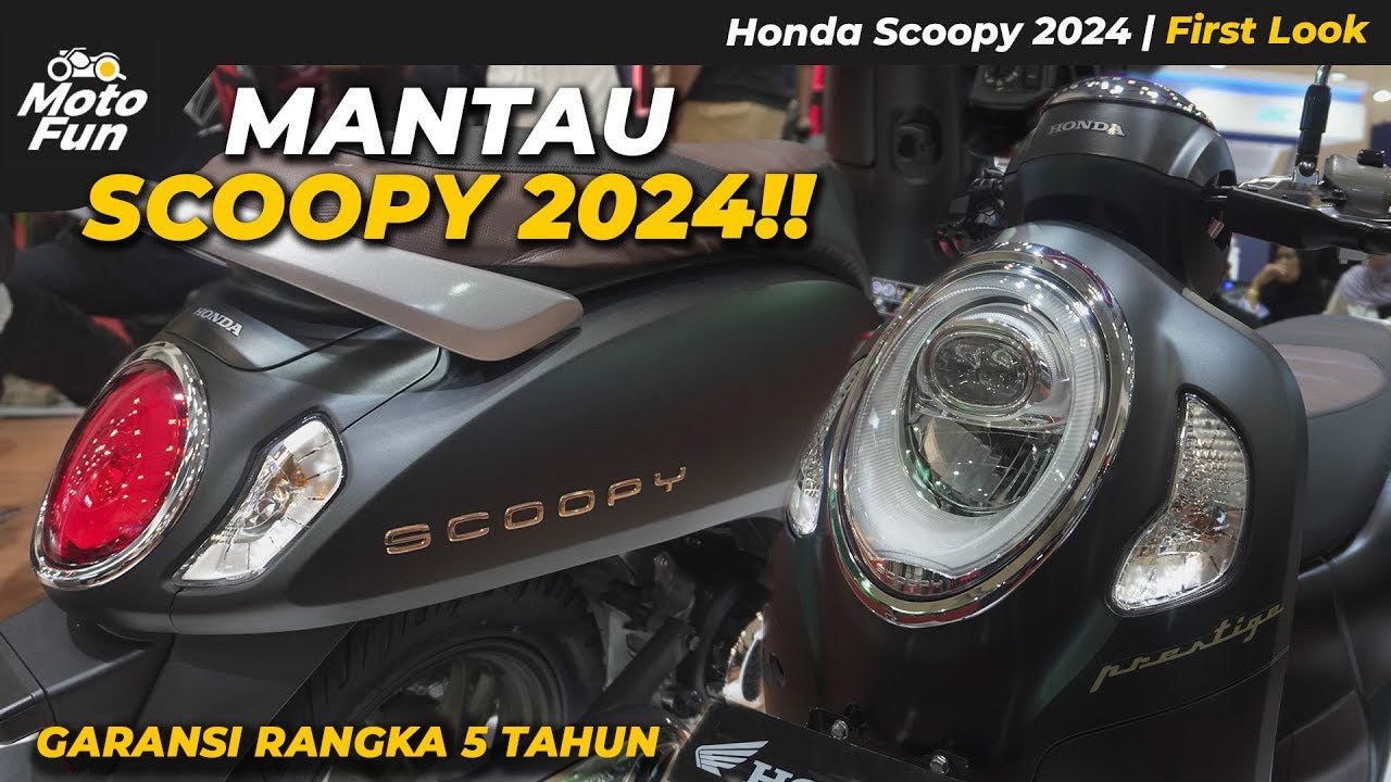 Honda Scoopy 2024, Warna Baru & Garansi Rangka Jadi 5 Tahun!!! | MotoFun Indonesia