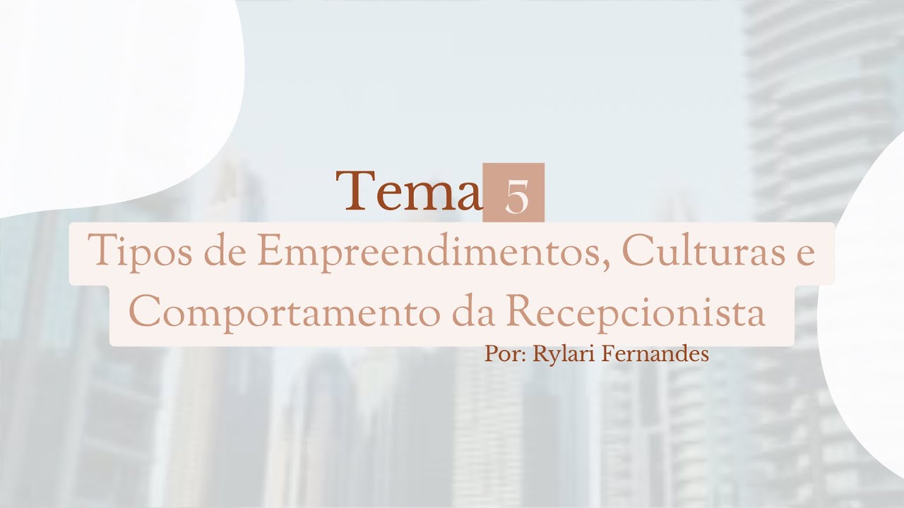 Tema 5 - Tipos de Empreendimentos Imobiliários - Recepção Imobiliária: Checagem e Roleta 