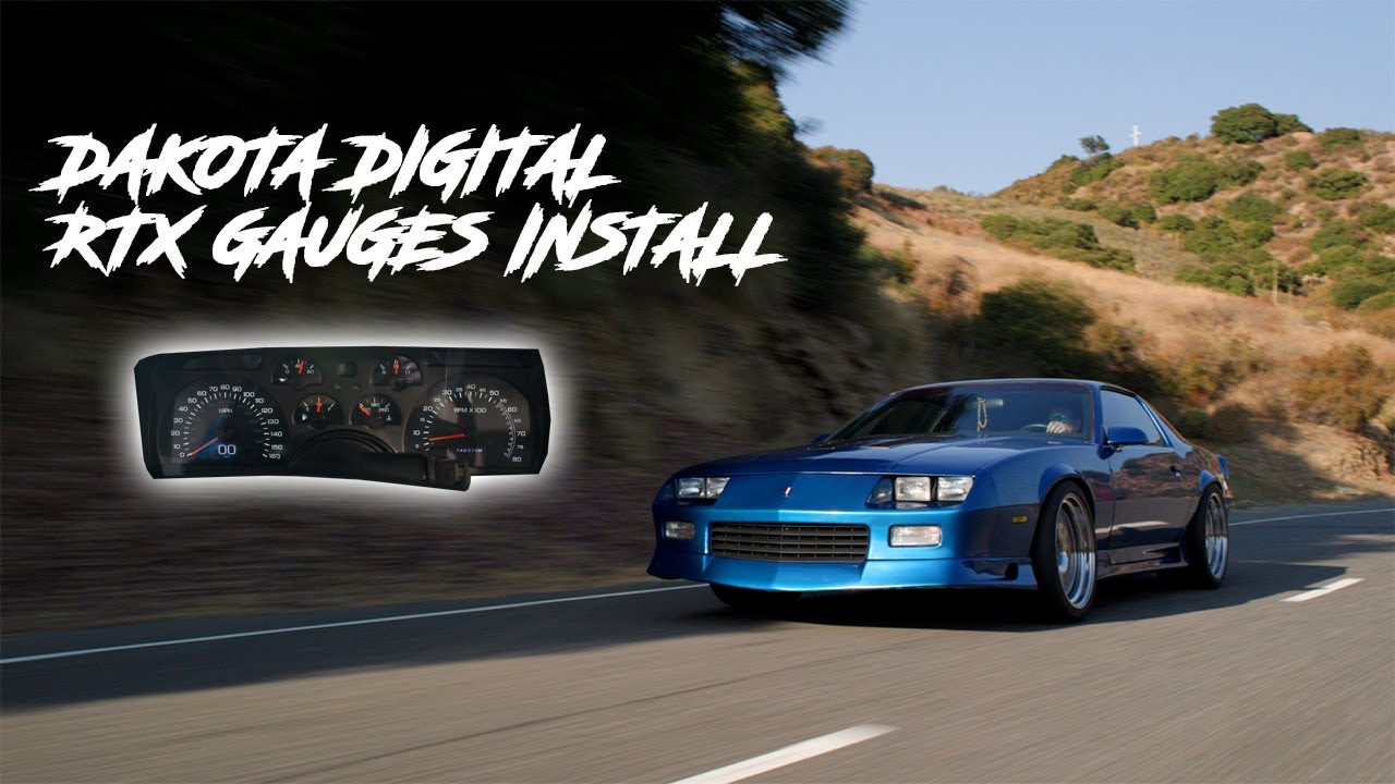 Dakota Digital RTX Gauges Installation on a 1992 B4C 1LE Third Gen Camaro | COPMARO Episode 2