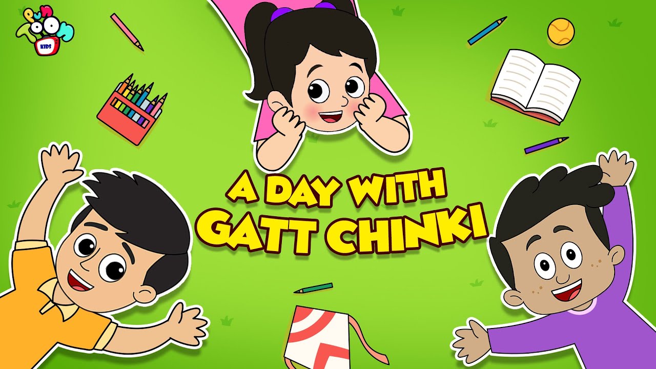 A day with Gattu & Chinki +Many more fun Stories |Telugu Story | Kids Animation Story | Puntoon Kids