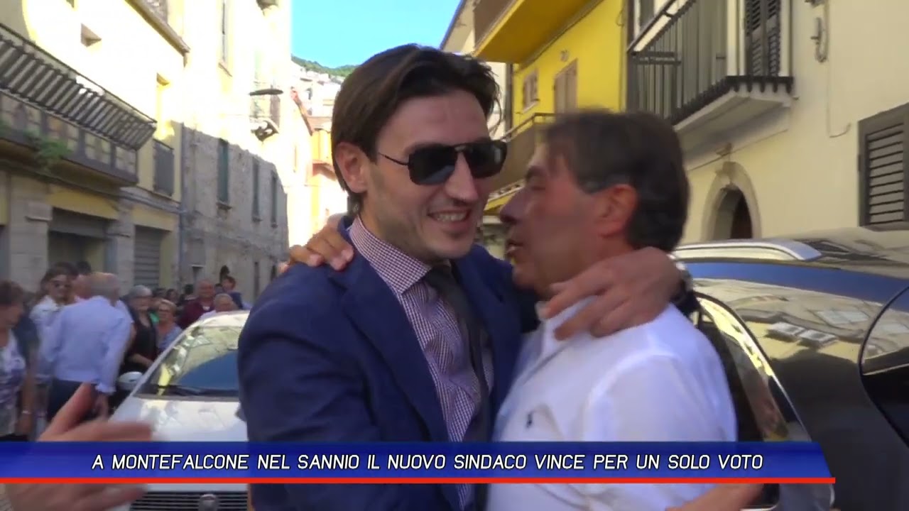 A MONTEFALCONE NEL SANNIO IL NUOVO SINDACO VINCE PER UN SOLO VOTO