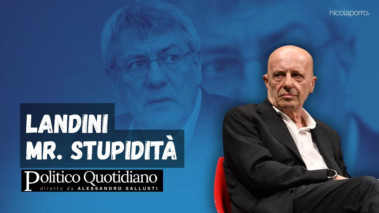 Perché Landini è un campione di stupidità #politicoquotidiano #sallusti #campioni