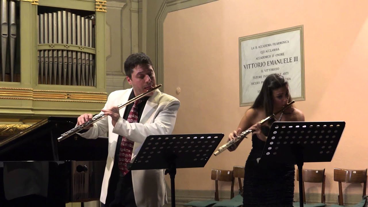 C.P.E. BACH Trio Sonata per 2 flauti e pianoforte Wq.145 in re minore