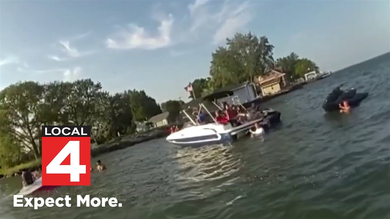Bodycam captures dramatic rescue after overloaded boat capsizes in Macomb County