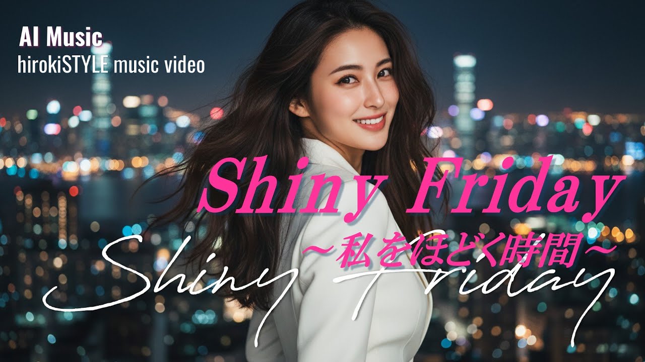 【AI Music 】🥂『Shiny Friday 〜私をほどく時間〜』 #華金 #シティポップ #作業用BGM