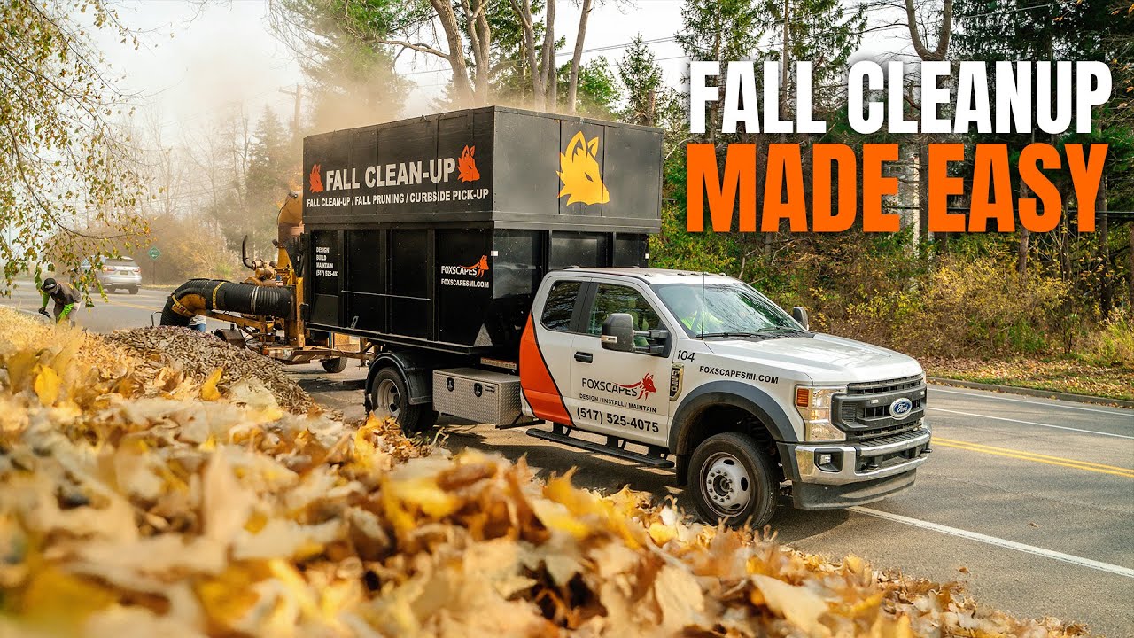Our Efficient Fall Cleanup Setup | Made Easy