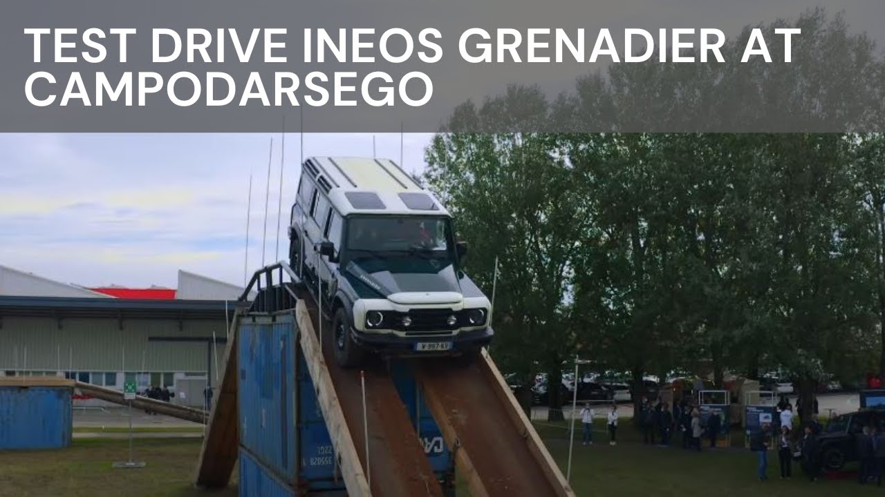 Test Drive Ineos Grenadier at Carraro HQ - 2021