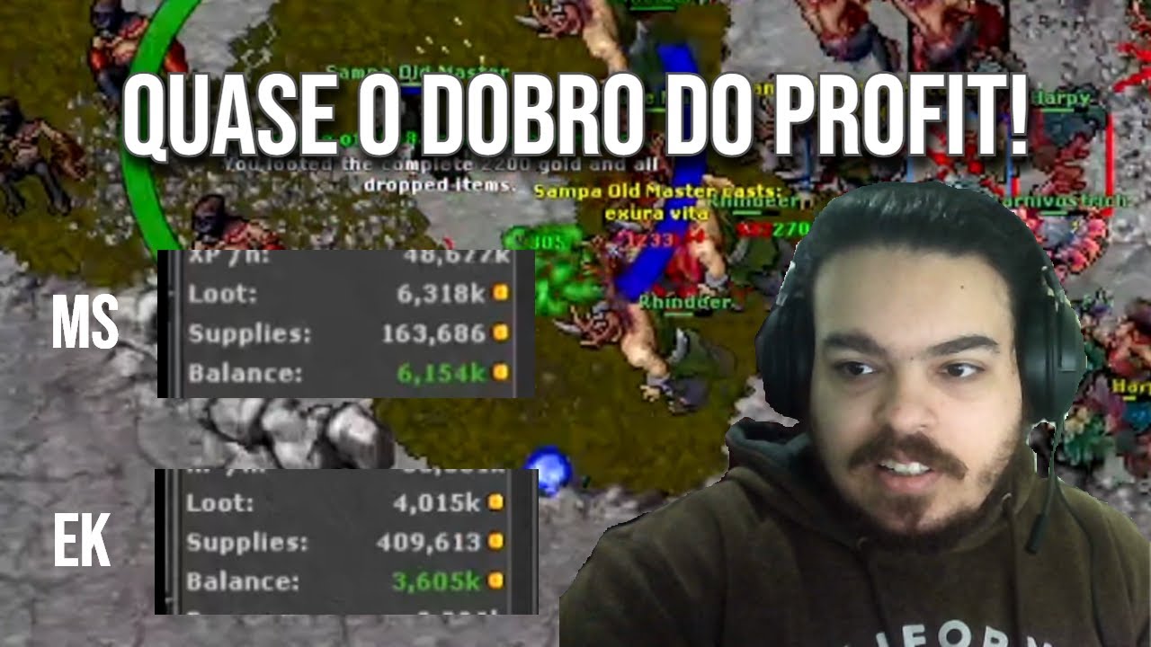 A diferen&ccedil;a BRUTAL de MS para EK no RUBINOT