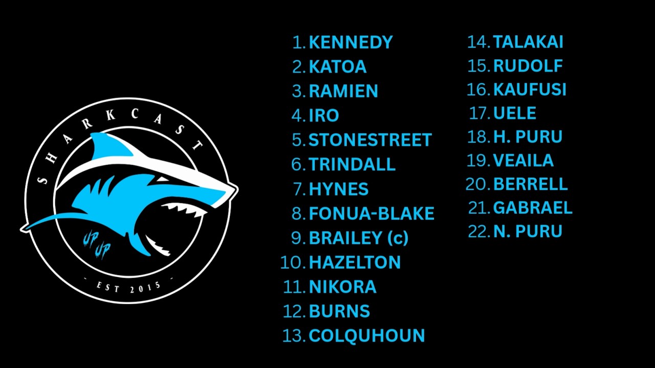 TeamList Tuesday Rd 1 2026 vs Titans