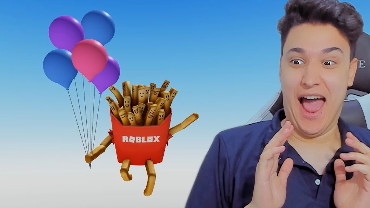 رجل البطاطس يطير فى السماء !! Roblox