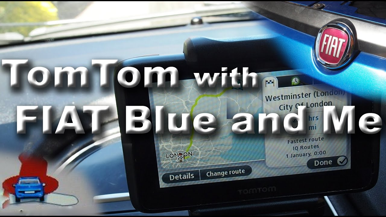 Fiat TomTom Blue и Me Sat Nav, настройка и принцип работы