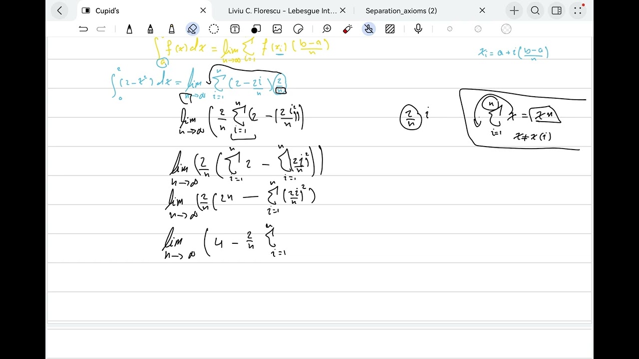 Reimann Integration solved examples