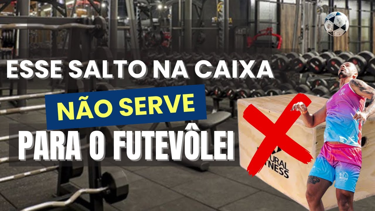 Você só vai melhorar a altura do seu salto no futevôlei se fizer o salto na caixa dessa forma