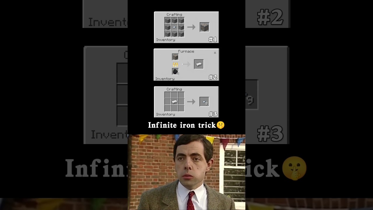 Minecraft Infinite Iron Trick