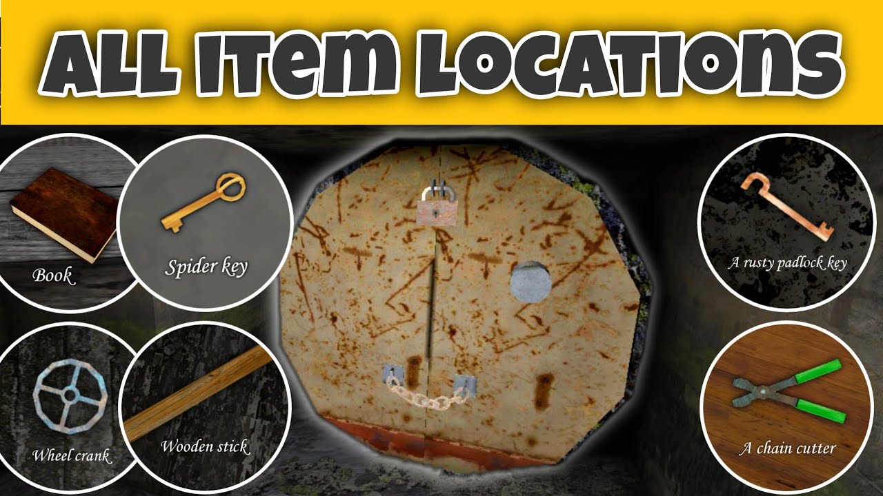 How to Find All Item Locations & Uses for Sewer Escape in Granny 1 - Updated (2025) Walkthrough