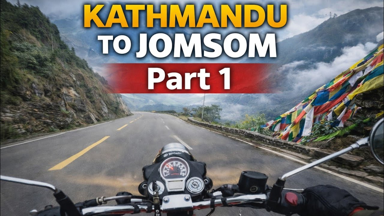 Upper Mustang  Ride  with my Royal Enfield 350 Reborn ||Part 1 || kathmandu To Jomsom