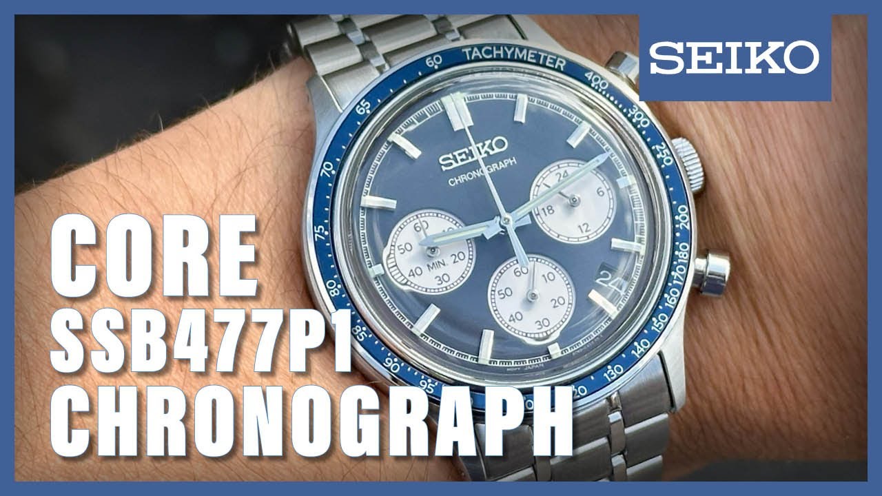 Unboxing The New Seiko Chronograph SSB477P1