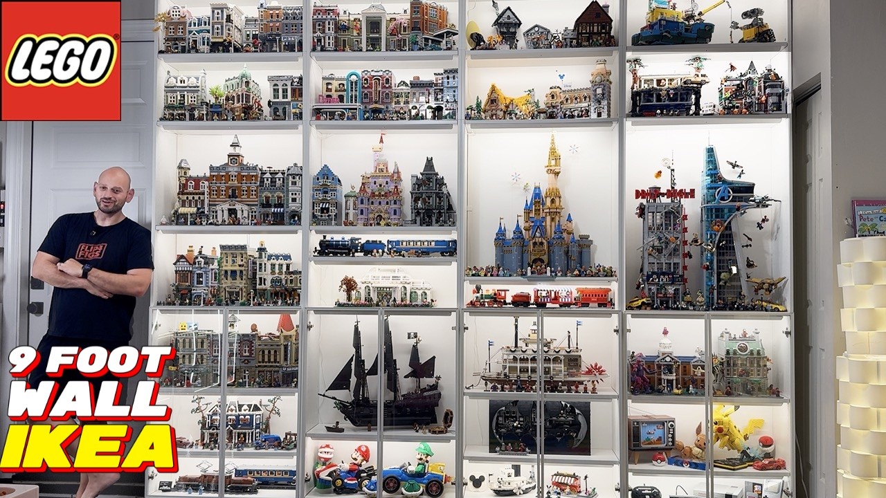 Экскурсия по моей коллекции LEGO | Моя 2,7-метровая витрина из IKEA