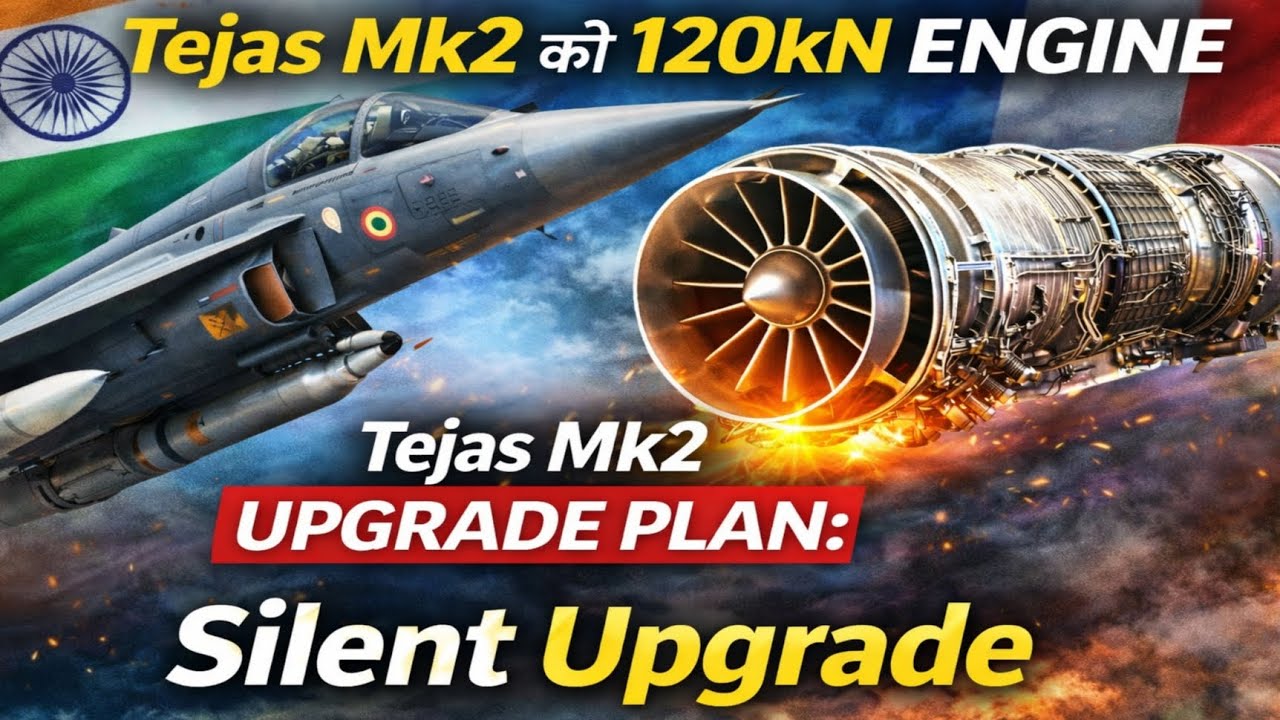 Tejas MK2 को 120KN Engine की सौगात -Tejas MK2 Silent Upgrade Plan 