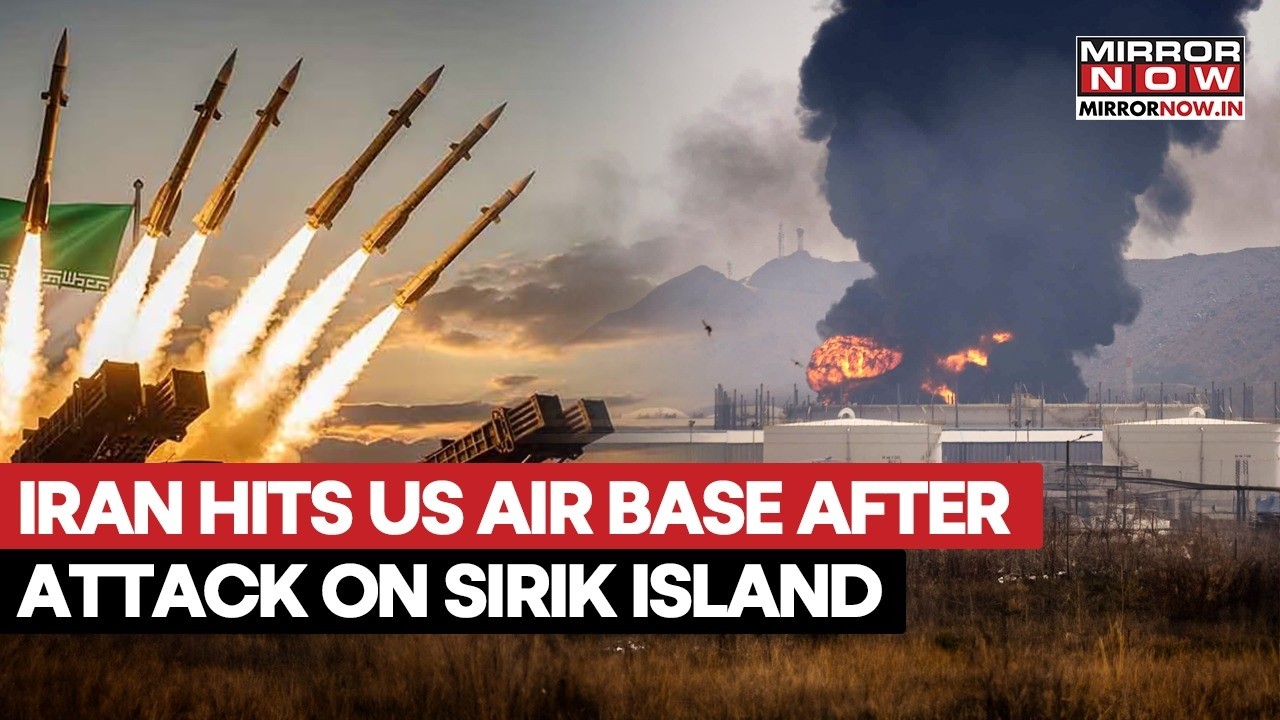 Iran Hits US Airbase After Sirik Island Strike Amid Stalled Negotiation Talks | Watch