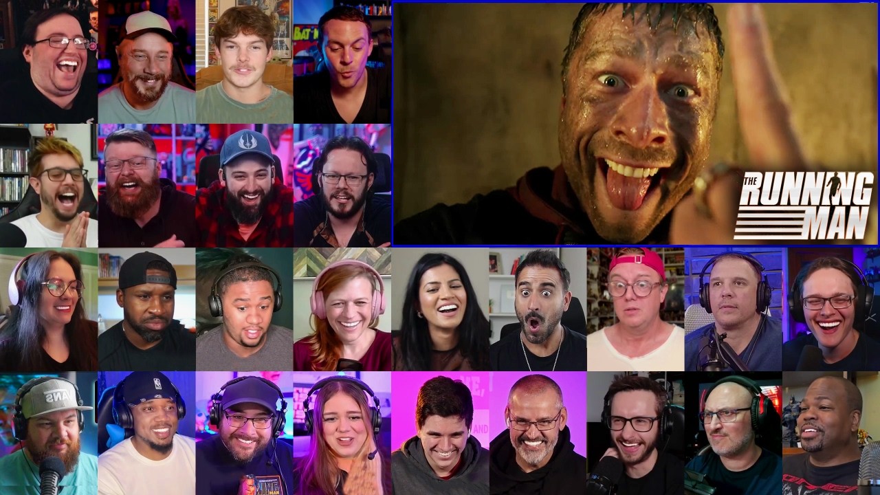 The Running Man | Official Trailer | 2025 Movie | Reaction Mashup