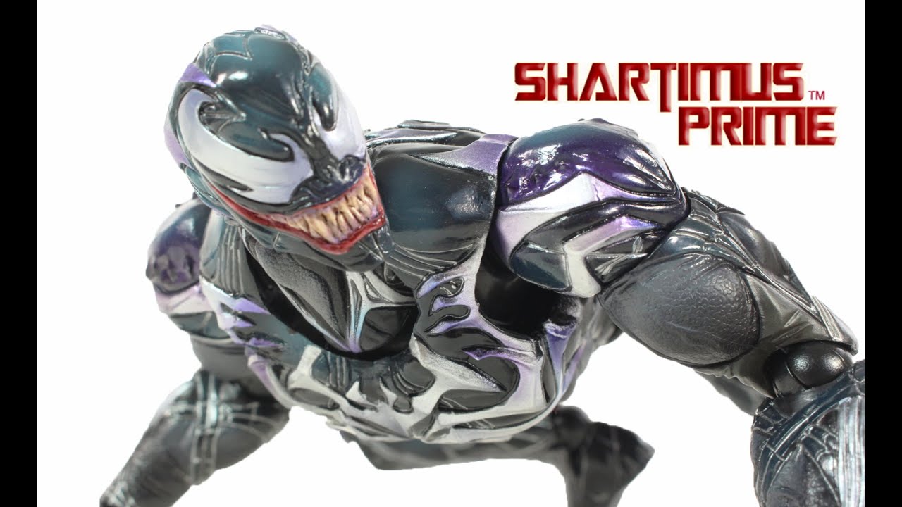 Play Arts Kai Venom Variant Square Enix Spider Man Toy Action Figure Review