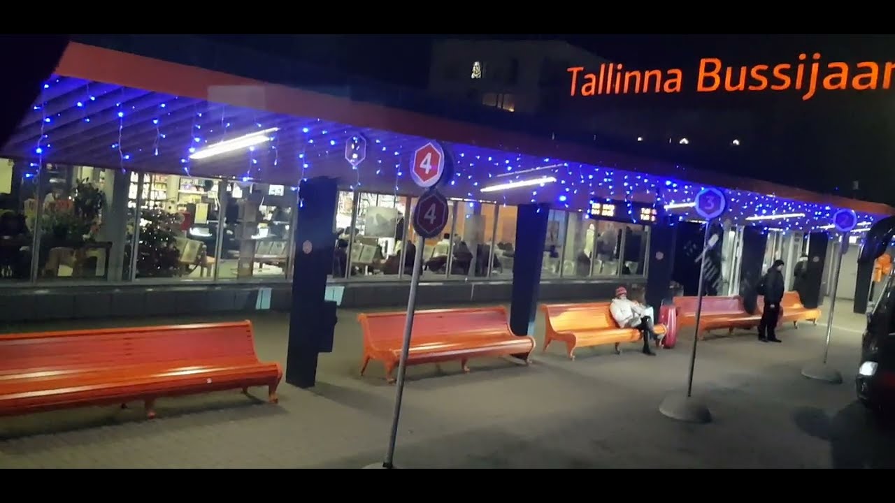 Выехали из Таллинна в Петербург,прямой рейс без смены автобуса 19:00 Lux Express 27.12.2025 #travel