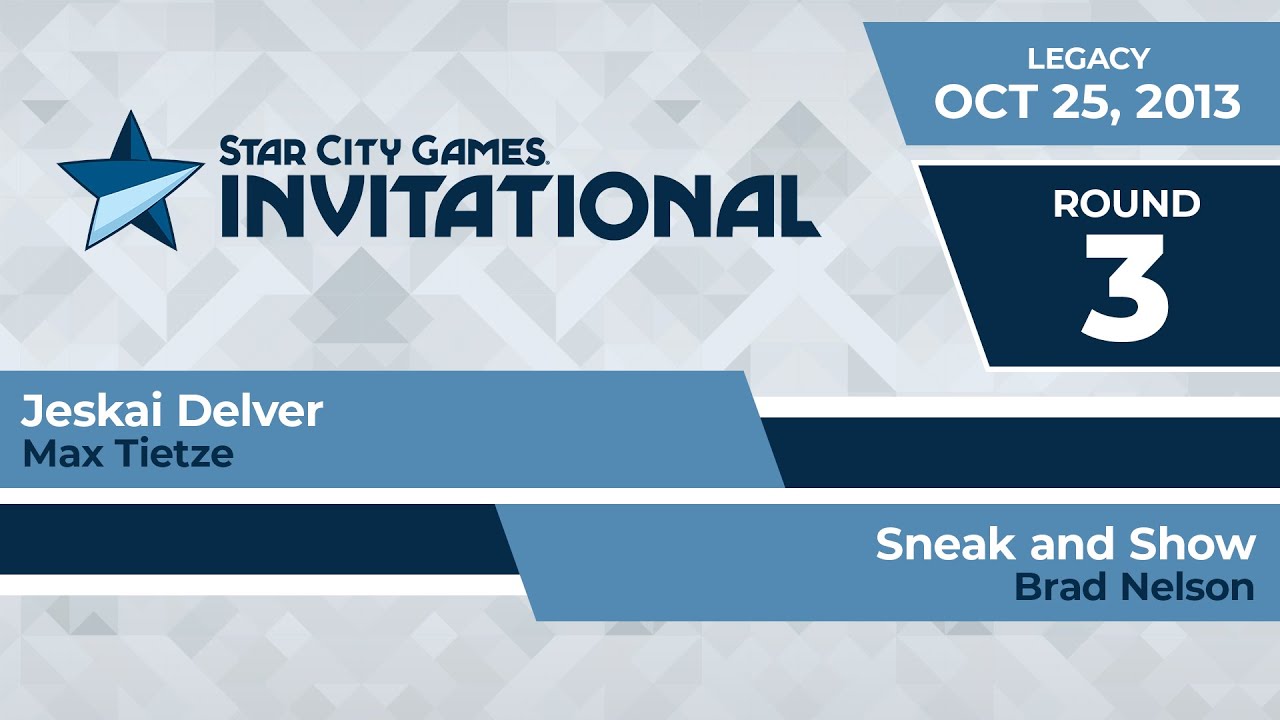 SCGINVI: Round 3 - Brad Nelson vs Max Tietze | Legacy