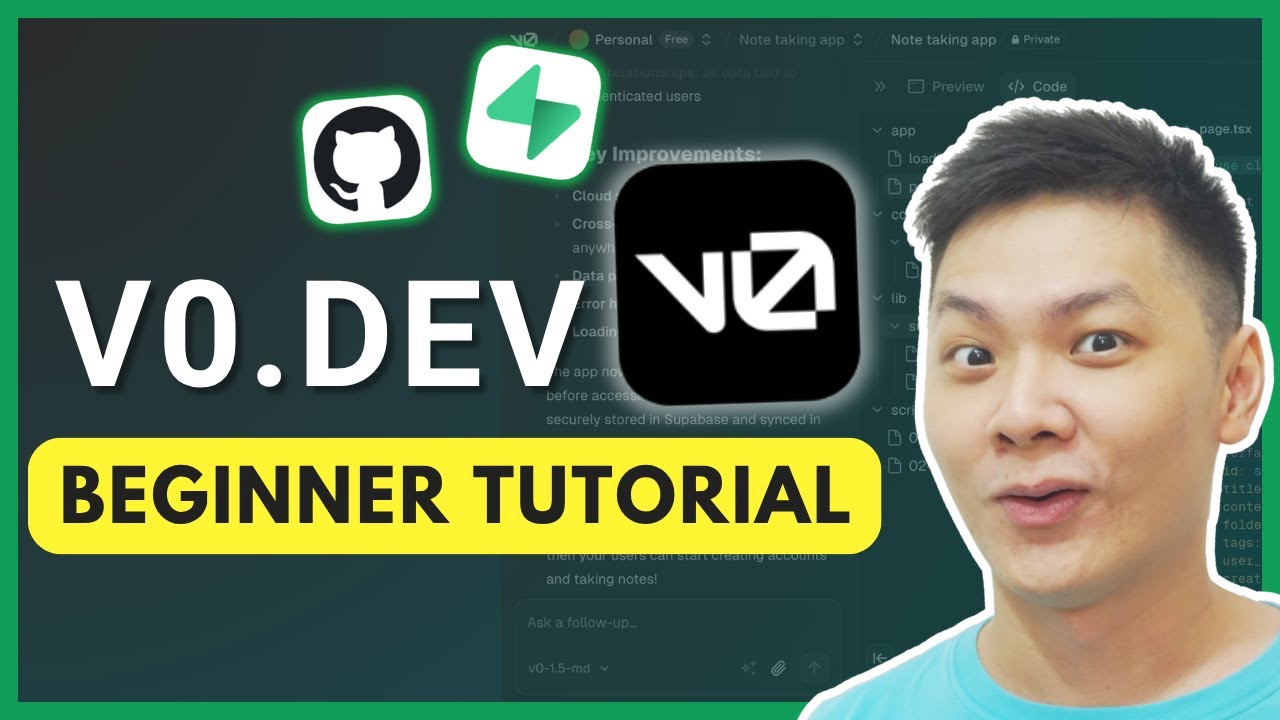 Как использовать v0.dev от Vercel для начинающих (включая последние функции)