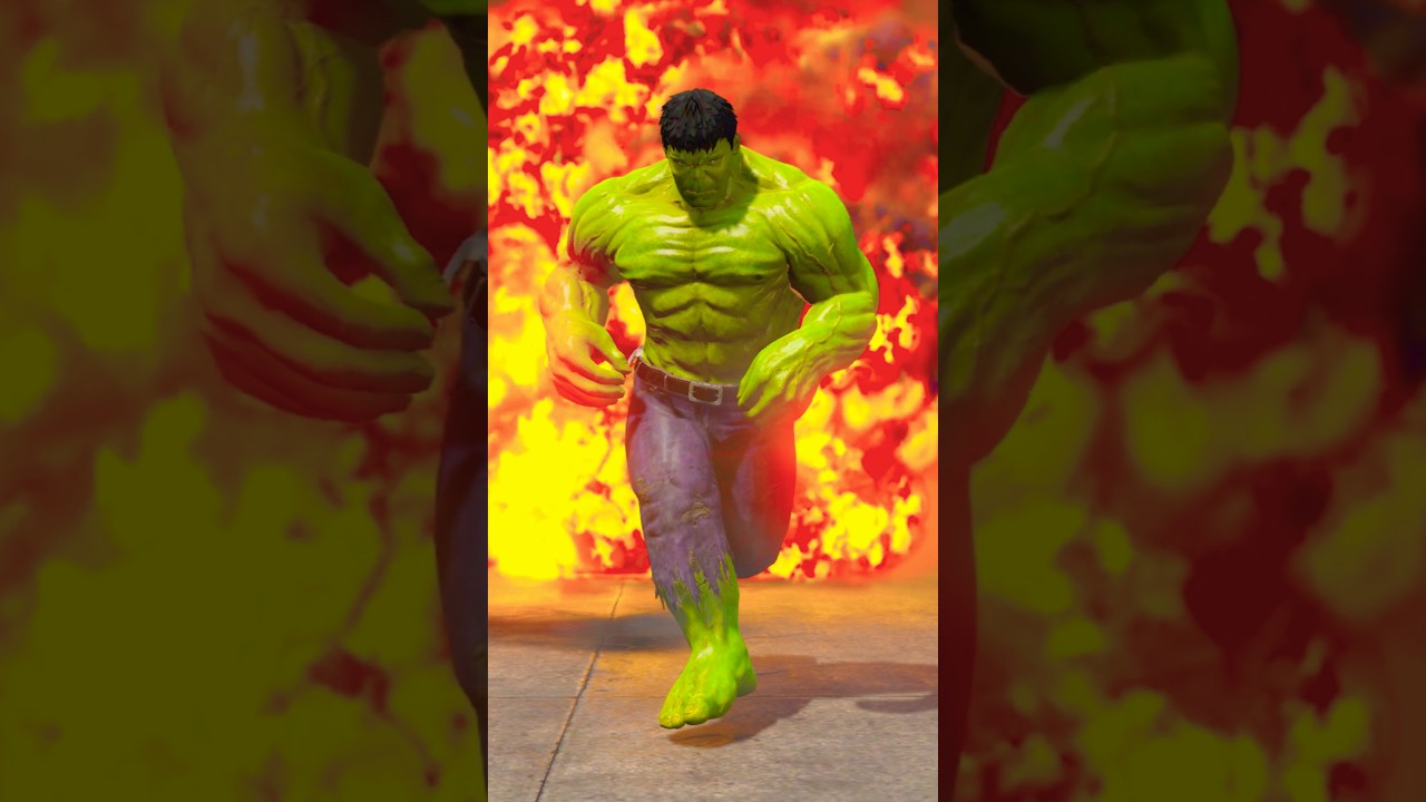 ALL MCU HULKS VS  MINI HULK WEAPONS MATCH WHO IS STRONGEST #96# SHORTS#GTA5​
