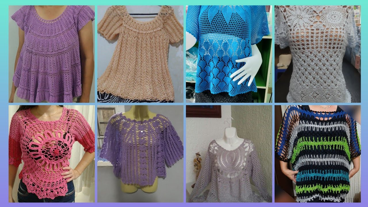 Most avaited levish mind-blowing crochet pattern of blouses designs ideas