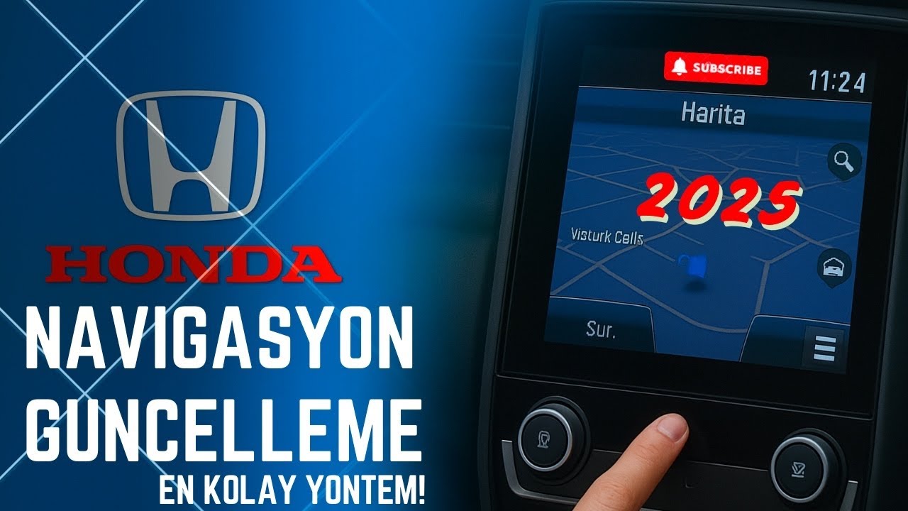 Honda Orijinal Navigasyon Güncelleme – 2025 Sürümü Adım Adım En Kolay Yöntem!