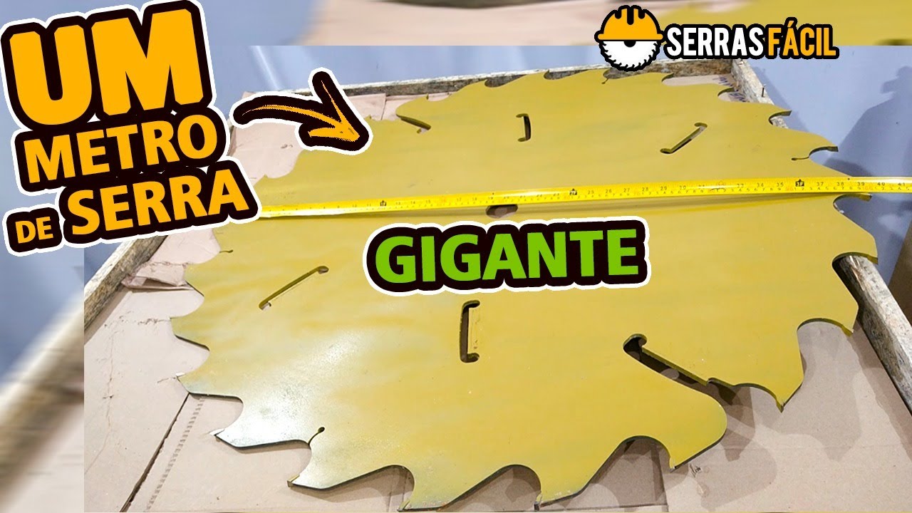 Serra Circular com 1.000mm, Um Metro de Diâmetro...