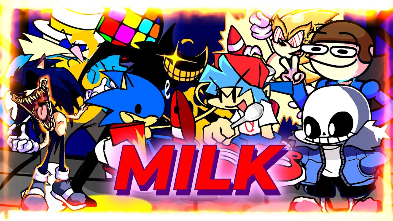 FNF MILK But EVERYONE Sings It. (FNF Milk mais tout le monde la chante)
