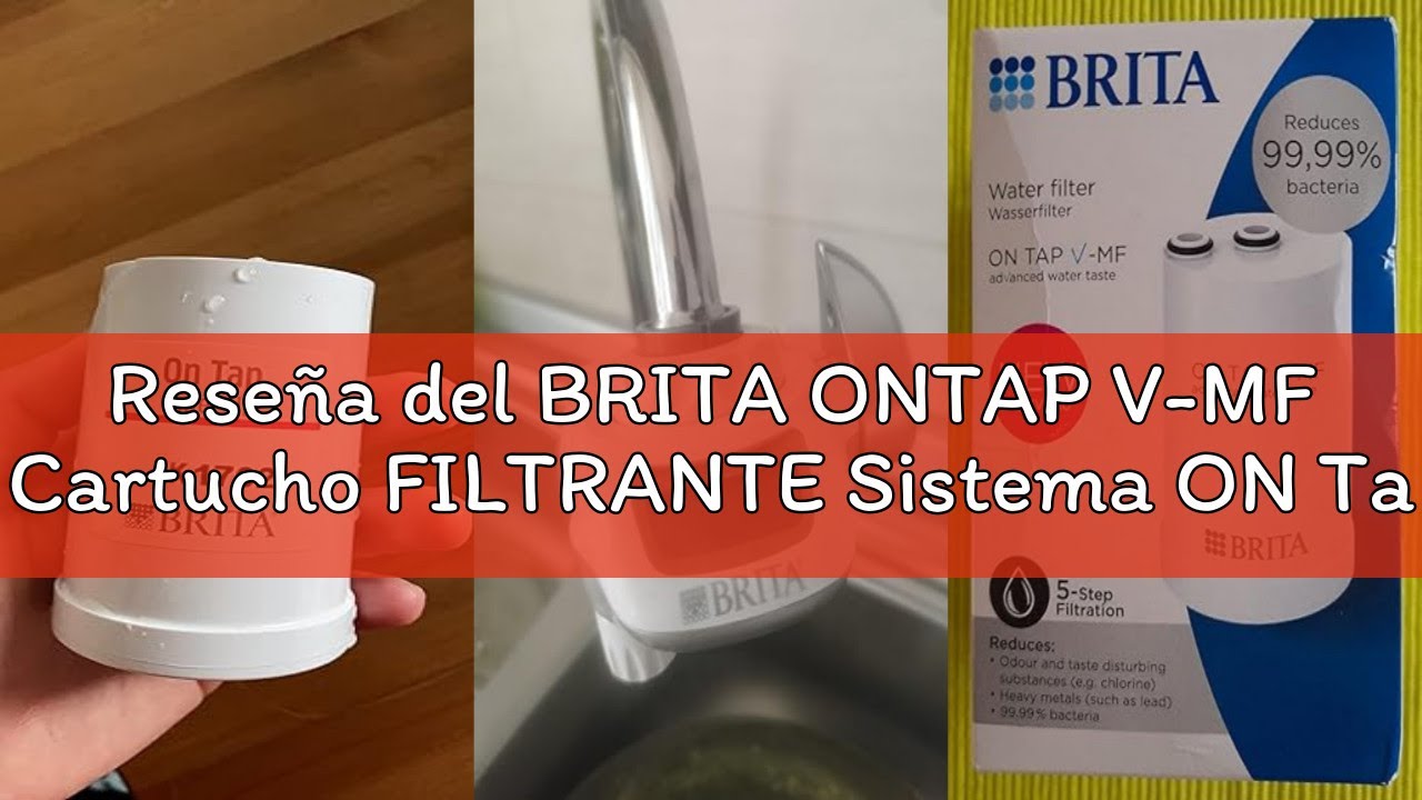 Reseña del BRITA ONTAP V-MF Cartucho FILTRANTE Sistema ON Tap, Bianco, Unica