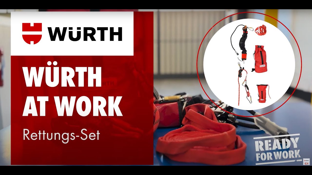 Rettungs-Set für Höhenrettung – Komplettlösung für den Notfall | WÜRTH
