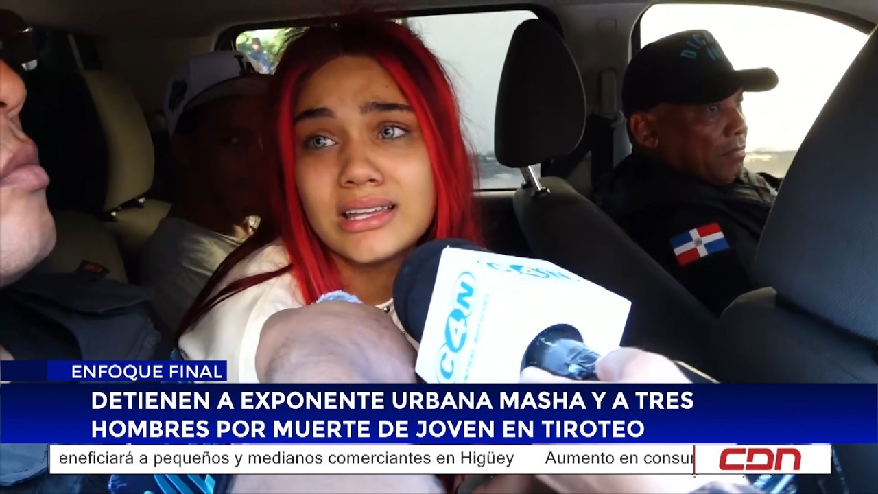 Detienen a exponente urbana Masha y a tres hombres por muerte de joven en tiroteo