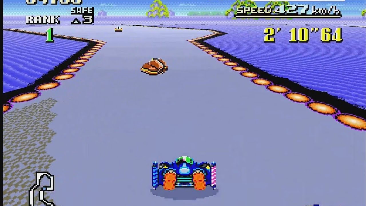 SNES - F ZERO - HD MODE 7 GAMEPLAY WITH BSNES EMULATOR