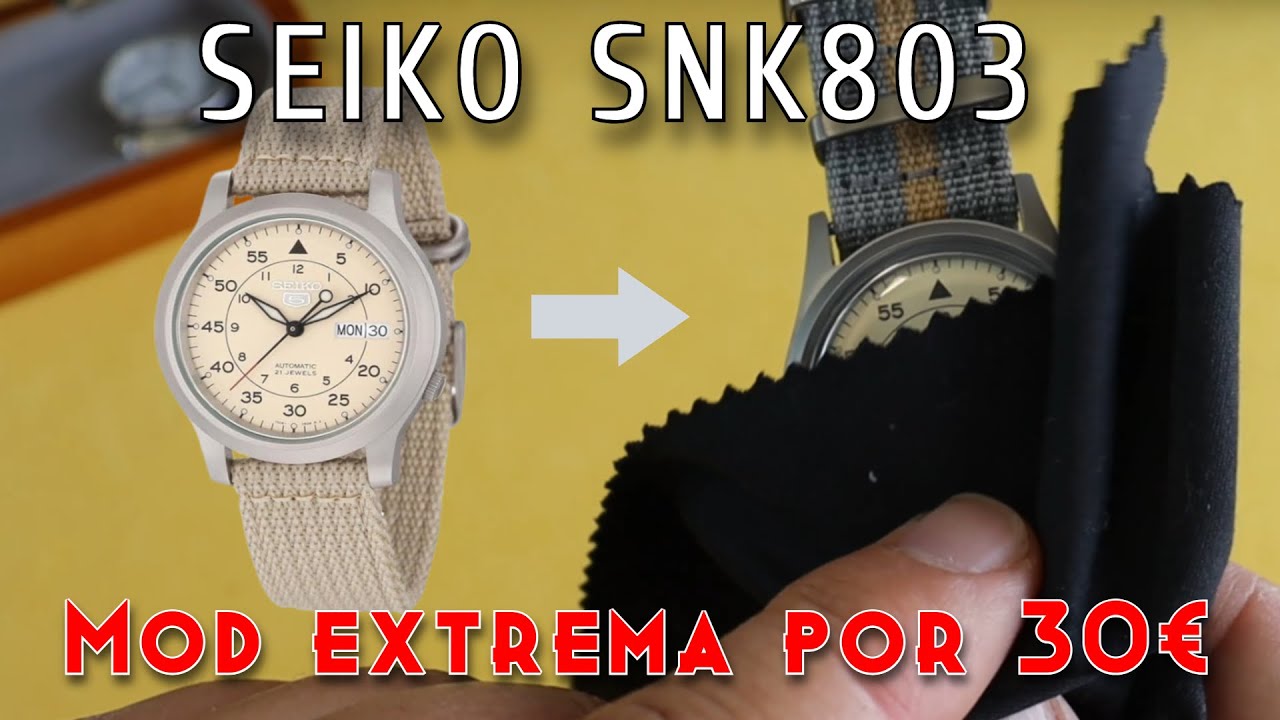 ¡Caja y Calibre nuevo para mi Seiko SNK803K2 - Menudo cambio!