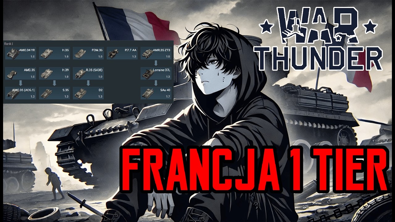 FRANCUSKI LOW TIER TO CIERPIENIE [War Thunder Challenge]
