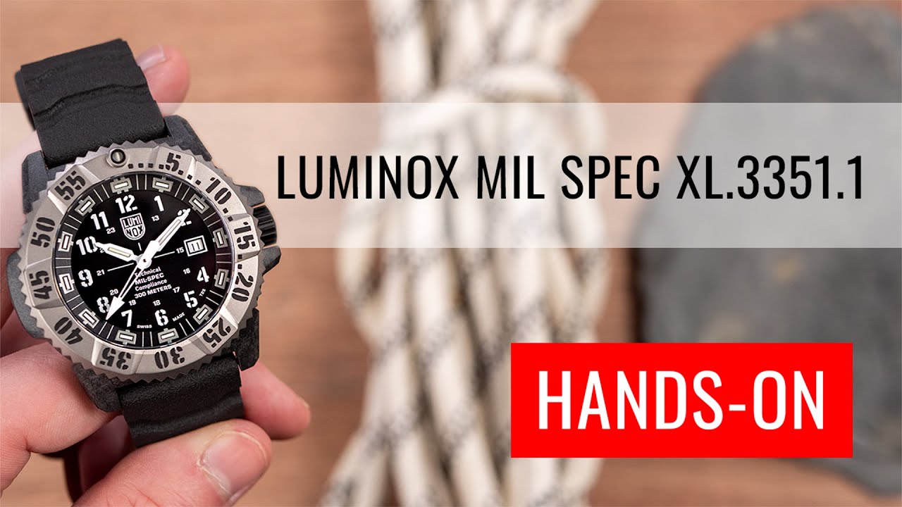 HANDS-ON: Luminox Mil Spec Inspired XL.3351.1.SET