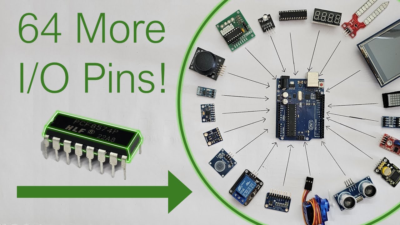 Не хватает контактов Arduino? Попробуйте этот расширитель портов I2C! | PCF8574
