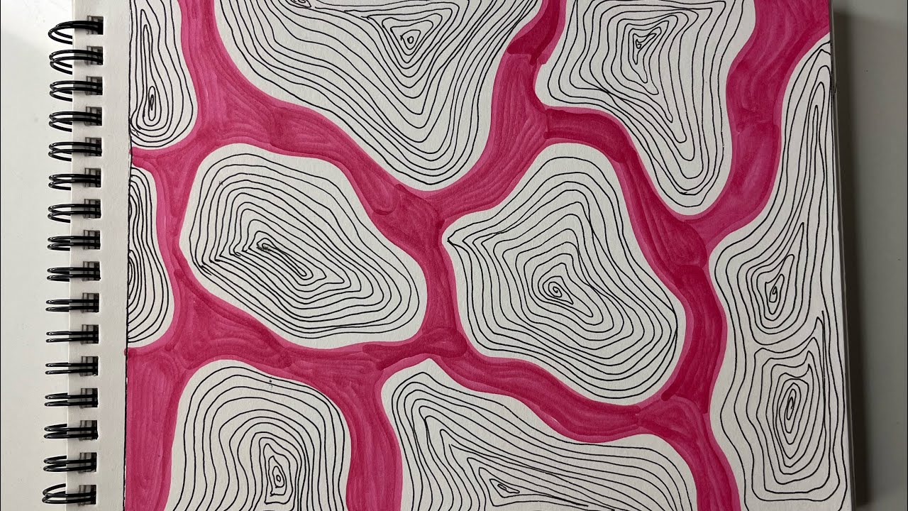 Easy Zentangle Pattern Tutorial for Beginners | Relaxing Zen Art