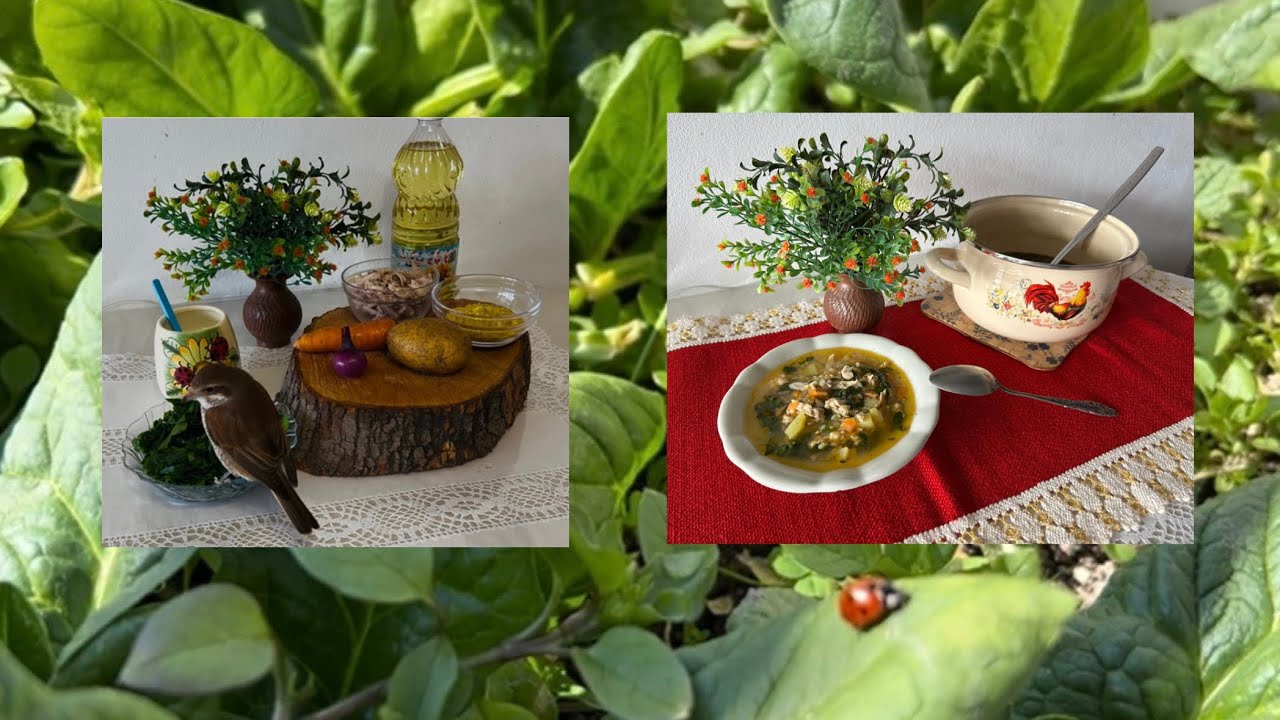 Спаначена супа 🍲kolay İftar çorbası 🍲 rustic spinach soup