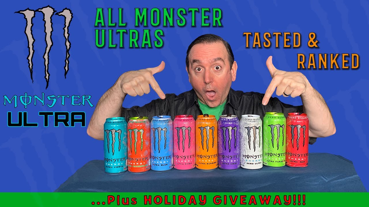 The BEST Monster Ultras - Trying & Ranking every Monster Ultra Energy Drink from Best to Worst.