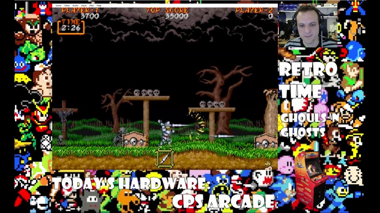 Retro Time - Ghouls'n Ghosts CPS Arcade