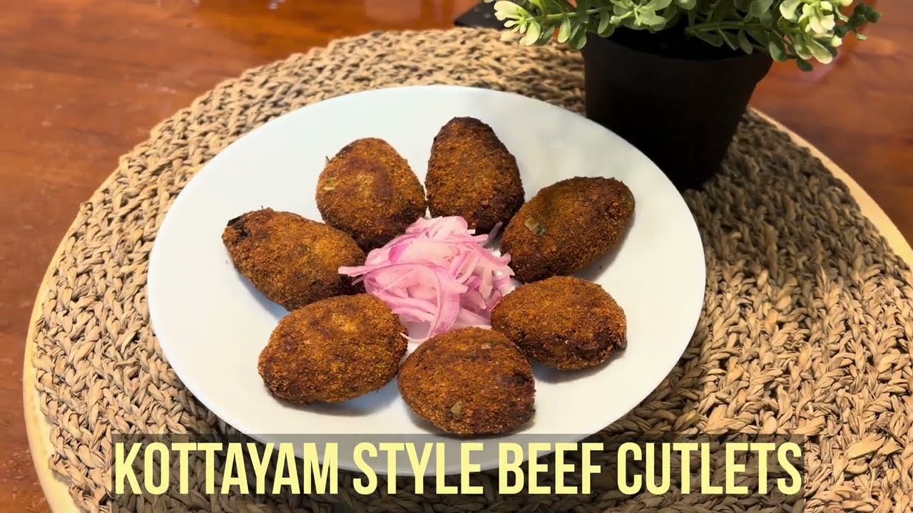 Kottayam Style Beef Cutlets 