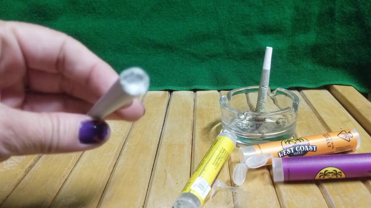 West Coast Treez cannabis pre roll unboxing