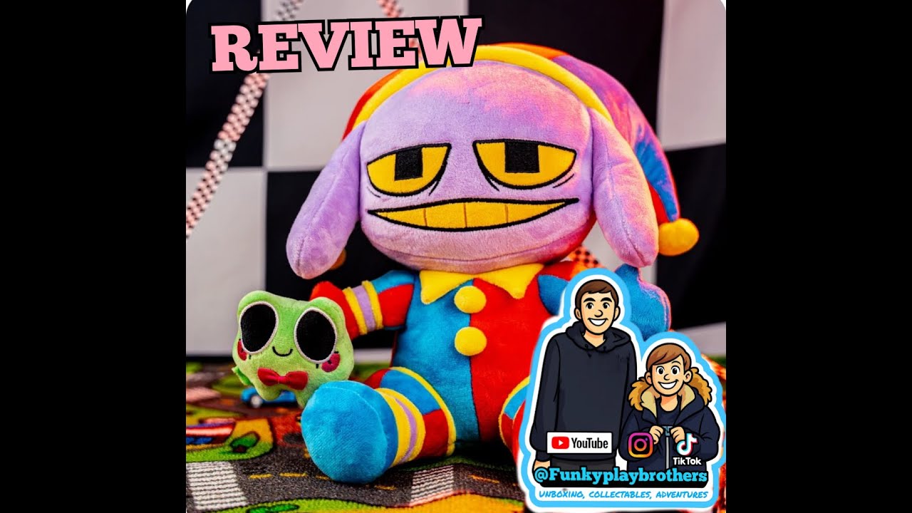 POMNI SUIT JAX PLUSH AMAZING DIGITAL CIRCUS GLITCH STUDIO UNBOXING X REVIEW